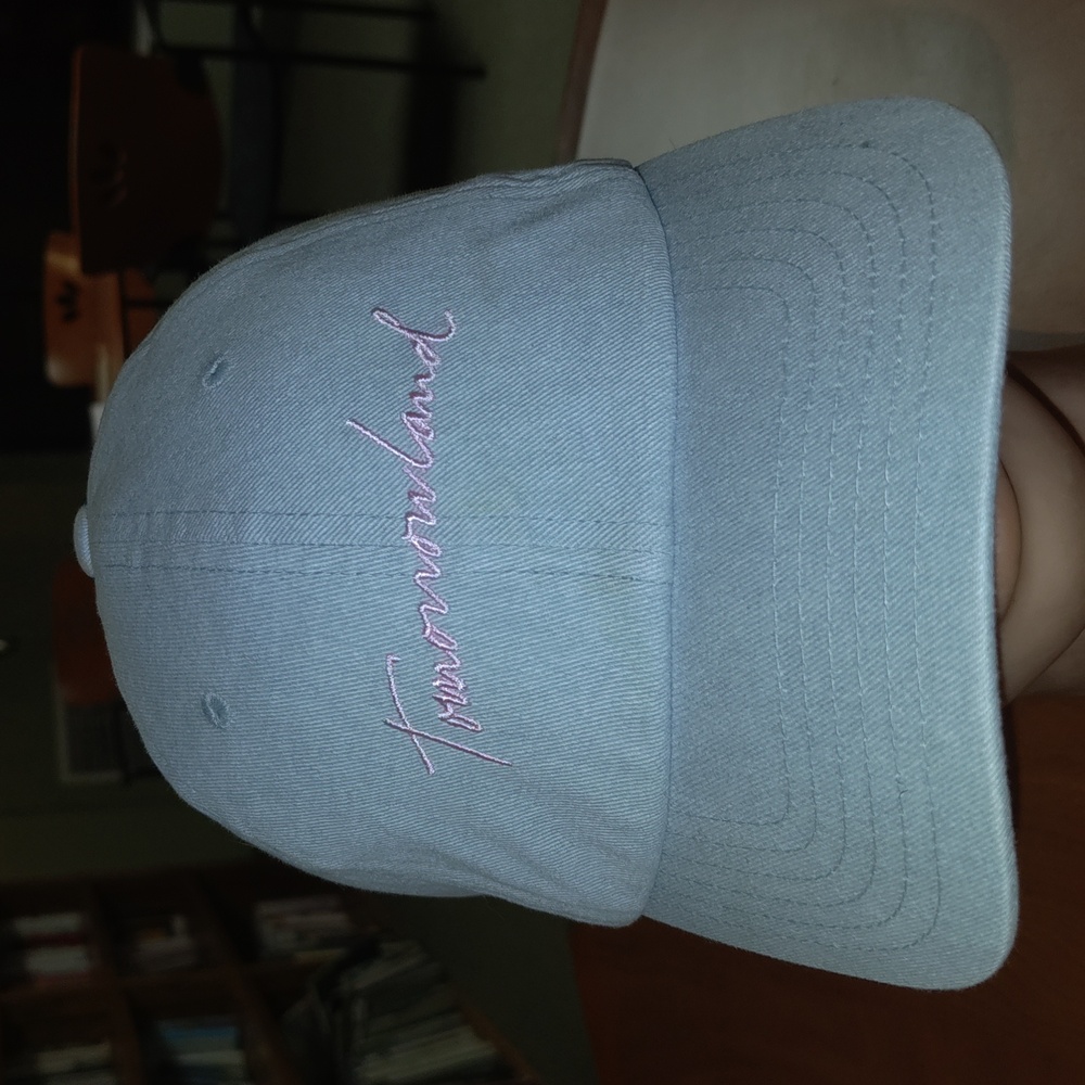 Tomorrowland Embroidered Letters Strapback Cap Hat Unisex